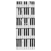 Piano Musician Music Teacher Wijn Cadeautas (Achterkant)