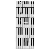 Piano Musician Music Teacher Wijn Cadeautas (Voorkant)