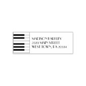 Piano Musician Music Teacher Zelfinktende Stempel (Design)