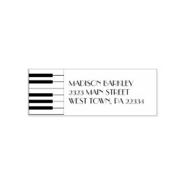 Piano Musician Music Teacher Zelfinktende Stempel