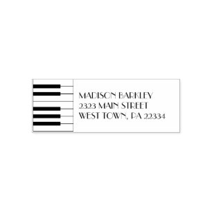Piano Musician Music Teacher Zelfinktende Stempel