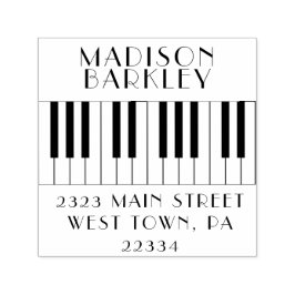 Piano Musician Music Teacher Zelfinktende Stempel