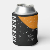 Piano Muziek aangepaste naam koelbox Blikjeskoeler (Blikje Voorkant)