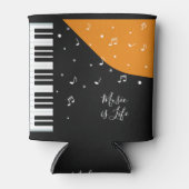 Piano Muziek aangepaste naam koelbox Blikjeskoeler (Voorkant)
