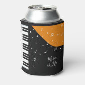 Piano Muziek aangepaste naam koelbox Blikjeskoeler (Blikje Achterkant)