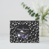 Piano Muziek_ Briefkaart (Staand voorkant)