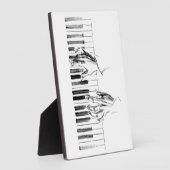 Piano-muziek Fotoplaat (Zijkant)