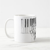 Piano-muziek Koffiemok (Links)