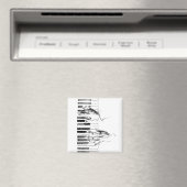 Piano-muziek Magneet (Insitu (Vaatwasser))