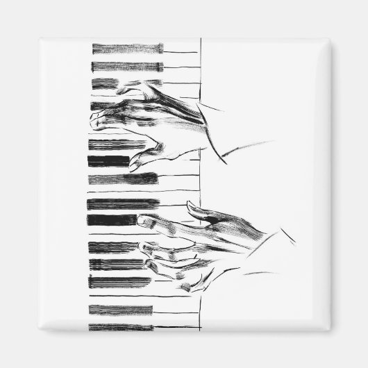 Piano-muziek Magneet (Voorkant)