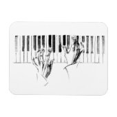 Piano-muziek Magneet (Horizontaal)