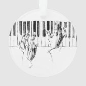 Piano-muziek Ornament (achterkant)