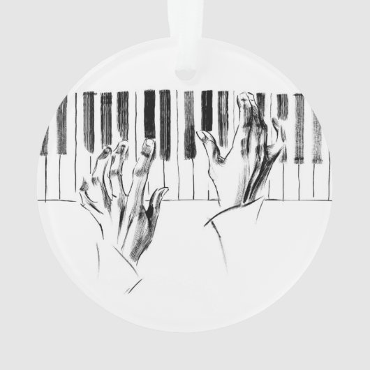 Piano-muziek Ornament (achterkant)