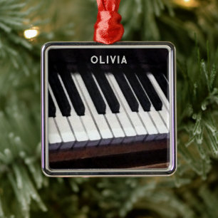 Piano Muziek Verzamelaarsitem Metalen Ornament