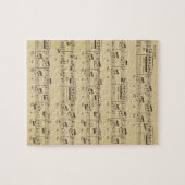 Piano Muziekblad  Leraar Cadeau Legpuzzel (Horizontaal)