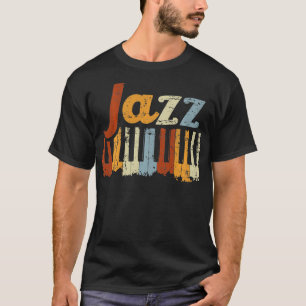 Piano Muziekinstrument Jazz Piano Keys P T-shirt
