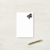Piano, muziekinstrument, post-it® notes (Op bureau)