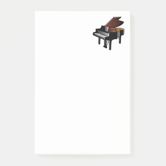 Piano, muziekinstrument, post-it® notes (Voorkant)