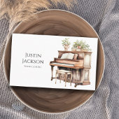 Piano Muziekleraar Muzikant Visitekaartje