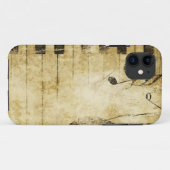 Piano-Muzieknoten Case-Mate iPhone Case (Achterkant (horizontaal))