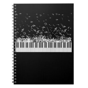 Piano Muzieknoten Instrument Musicien Pianist Notitieboek