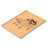 Piano-muzieksymbolen Notitieboek (Linkerzijde)