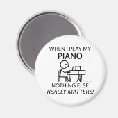 Piano Niets anders Matters Magneet (Voorkant / Achterkant)