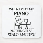 Piano Niets anders Matters Muismat (Voorkant)