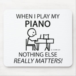 Piano Niets anders Matters Muismat