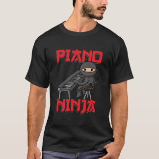Piano Ninja Grappige Keyboard Speler Pianist Gift T-shirt