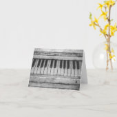 Piano Note Kaart (Gele Bloem)