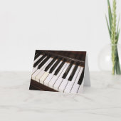 Piano Notecard Kaart (Voorkant)