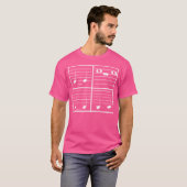 Piano Notes Faces - Musicians Piano - Pianist T-shirt (Voorkant volledig)