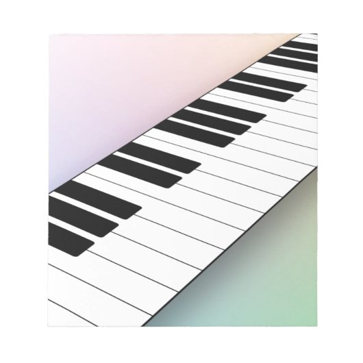 Piano Notitieblok (Voorkant)