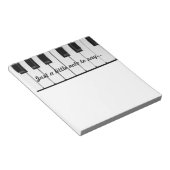 Piano Notitieblok (Schuin)