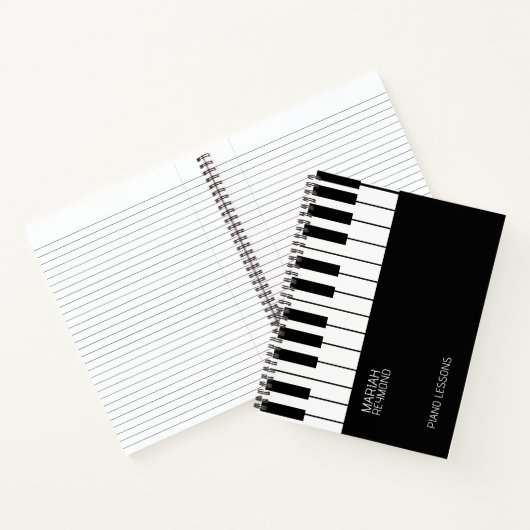 Piano Notitieboek (Binnen)