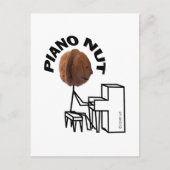 Piano Nut Briefkaart (Voorkant)