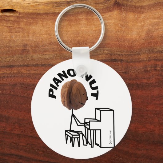 Piano Nut Sleutelhanger (Voorkant)