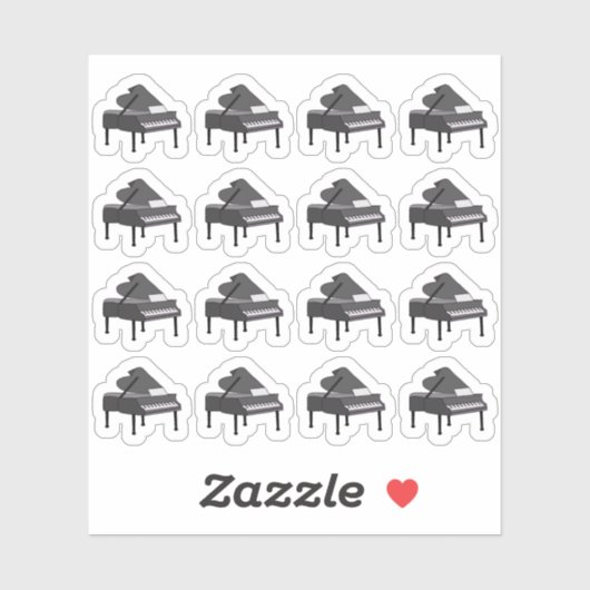 Piano Oefenlesplan Docent Student Planner Sticker (Vel)