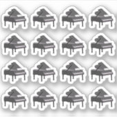 Piano Oefenlesplan Docent Student Planner Sticker (Voorkant)