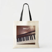 Piano ontwerp tote bag (Voorkant)