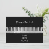 Piano Overweging elegant stijlvol formaat Kaart (Staand voorkant)