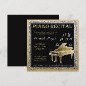Piano Overweging Gold en Silver Kaart (Voorkant / Achterkant)