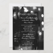 Piano Overweging met Bokeh Lichten Kaart (Voorkant)