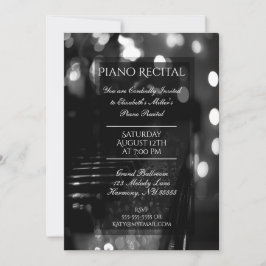 Piano Overweging met Bokeh Lichten Kaart