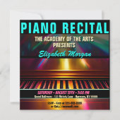 Piano Overweging Modern kleurrijke vun Kaart (Voorkant)