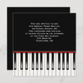 Piano Overweging-toetsenbord Kaart (Voorkant / Achterkant)