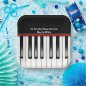 Piano Overweging-toetsenbord Papieren Bordje (Feest)