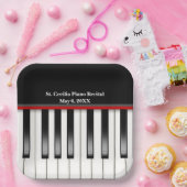 Piano Overweging-toetsenbord Papieren Bordje (Feest)