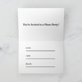 Piano Party Card (Binnen)